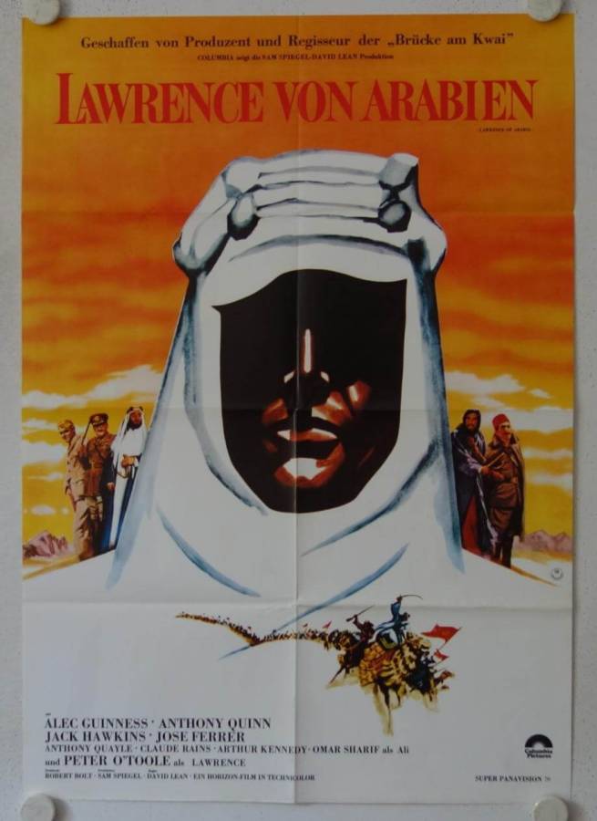 Lawrence of Arabia re-release german movie poster